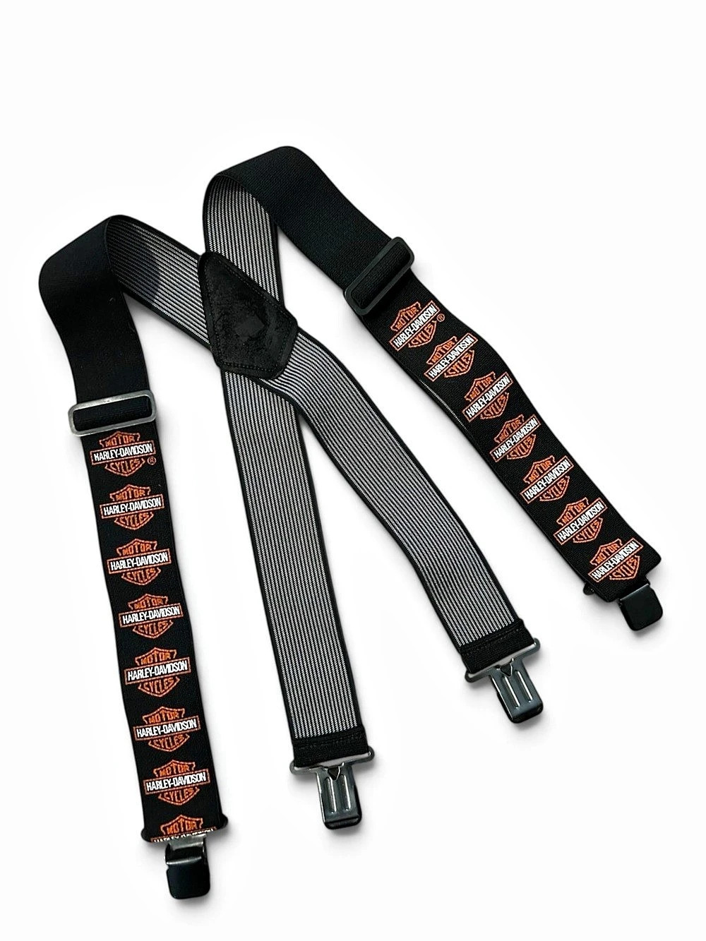 DEADSTOCK Vintage Harley-Davidson Logo Elastic Suspenders